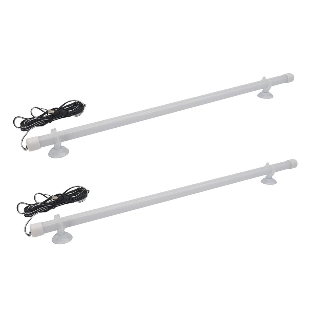 12V RV LED Light Strip Kit, 2 Pack 48LED Flexible Ambient Lighting for Cars, Trucks and Boats with Remote Control, IP65