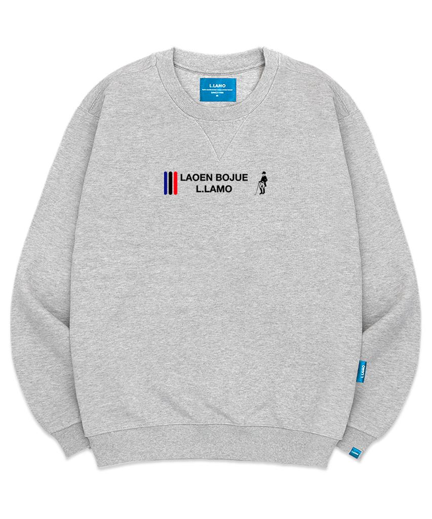Ellamo Fleece-Lined M Bonjour Lamo Sweatshirt Unisex Big Sizes S~4Xl (Type B)