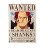 Kreativní magnet s plakátem Wanted z One Piece - Anime Kreslená Dekorace na ledničku & Samolepka na vzkazy