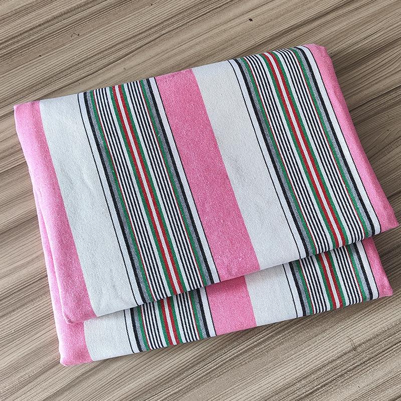 Slightly Flawed Vintage Coarse Cotton Double Bed Sheet – Nostalgic, Cool Summer Single Sheet