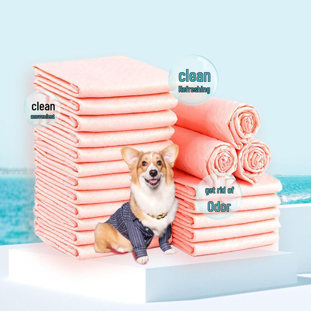 Thickened Absorbent Pet Diaper Pad for Dogs, Cats, Rabbits, and Puppies - Deodorizing & Leak-Proof