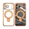 Applicable to iphone11ProMax mobile phone case Apple 11e fulcrum magnetic suction bracket 11 electroplated 11pro mobile phone case