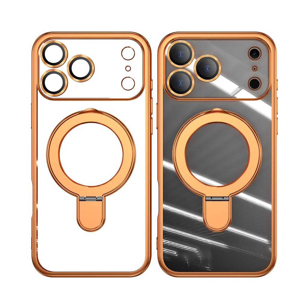 Applicable to iphone11ProMax mobile phone case Apple 11e fulcrum magnetic suction bracket 11 electroplated 11pro mobile phone case