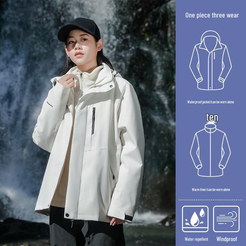 

COVER GAL Men s 3-in-1 Winter Outdoor Jacket 5XL