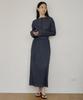 Oeoseoul Pleated Maxi Skirt [Charcoal]