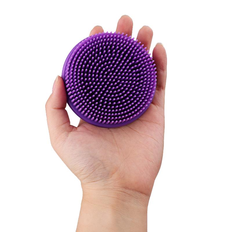Exfoliating Silicone Body Scrubber Silicone Bath Brush Silicone Shower Loofah for Gentle Exfoliating Long Lasting Lathers Well