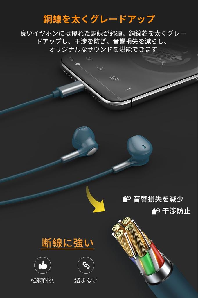Laza-Vally Type C Wired Earphones with Mic and Remote, Compatible with Windows, Android, and iOS Devices. Compatible with Android smartphones, iPhone
