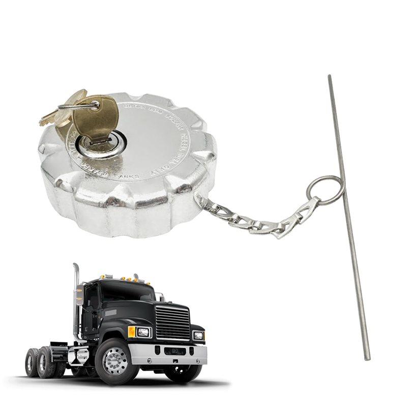For Volvo VN VNL Series& Mack Truck Compatible 3" Diesel Fuel Cap Locking Mechanism- Part Numbers 20770691 20511590 Accessories