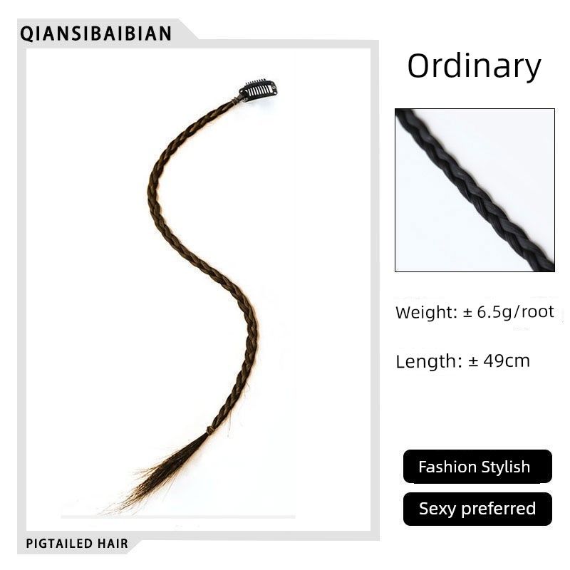 

False Braids Children s Sweet Cool Sexy Stylish Highlight Dreadlocks Dopamine Color Cable Stitch Long Braid Hair Accessories False Braids Experience-a card braid [light brown]]