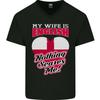 Nothing Scares Me My Wife Is English England Mens VNeck Cotton T-shirt