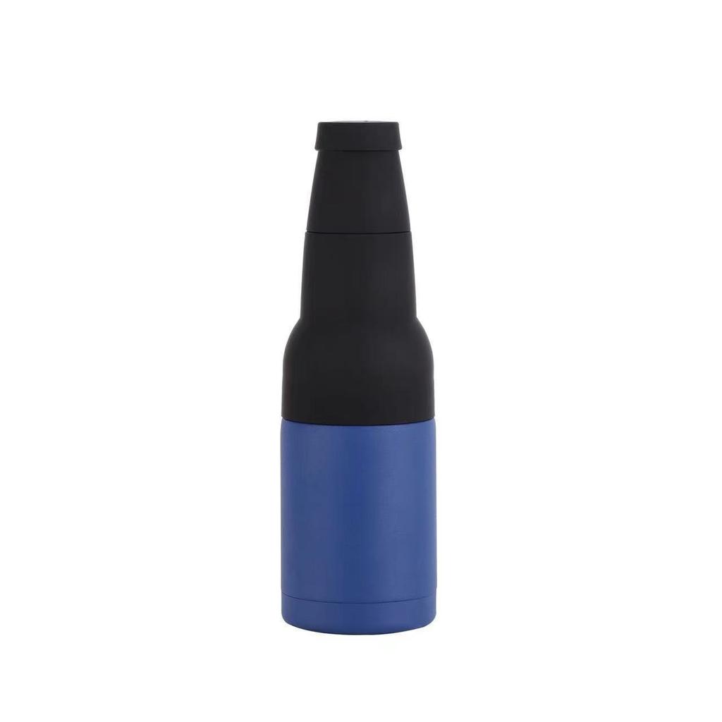 12oz 3 in 1 Stainless Steel Beer Bottle Cooler Insulated Double Wall Beer Bottle Insulators Holder Vacuum