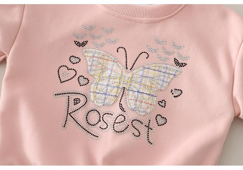 Korean Style Children's Spring/Autumn Long-Sleeve Hoodie Set for Girls - Street Style Casual Wear 2026