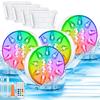 LED Pool Lights Set with Timer Function Remote Control IP68 Waterproof 16 Colors 3 Modes Rechargeable Underwater Pool Lights