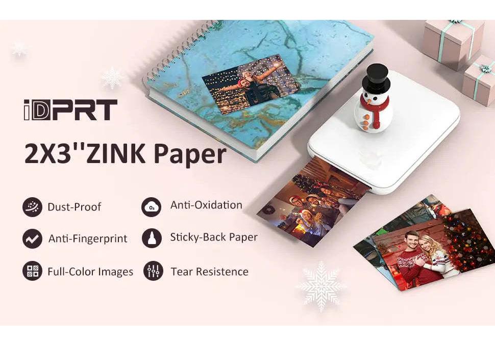 Han Yin MT53 Portable 3-Inch Bluetooth Photo Printer