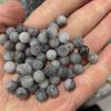 Ten Thousand Jade A-Grade Light Colored Wuji Emerald Round Beads for DIY Jewelry Accessories