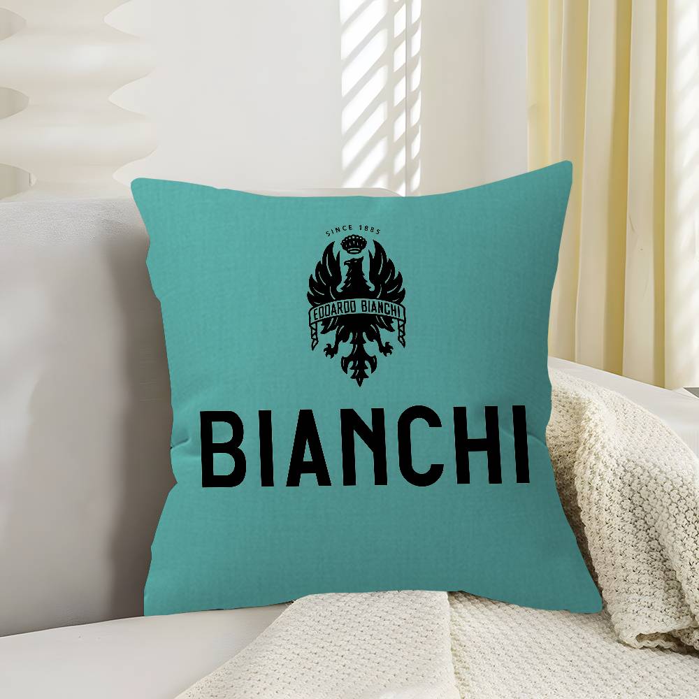 B-Bianchi-Bike Cushion Cover Inches Farmhouse Decor Home Throw Pillow Covers for Couch Decorations