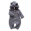 Newborn Knitted Wool Romper - Cute & Warm Baby Sweater for Boys & Girls (Autumn/Spring)