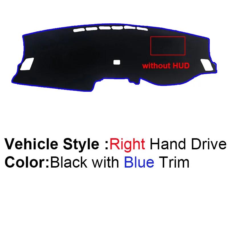 

Крышка внутренней панели автомобиля для Honda CR-V CRV 6 RS EX EX-L Hybrid 2024, коврик для приборной панели, накидка на солнцезащитный козырек, накладка на приборную панель Blue RHD No HUD