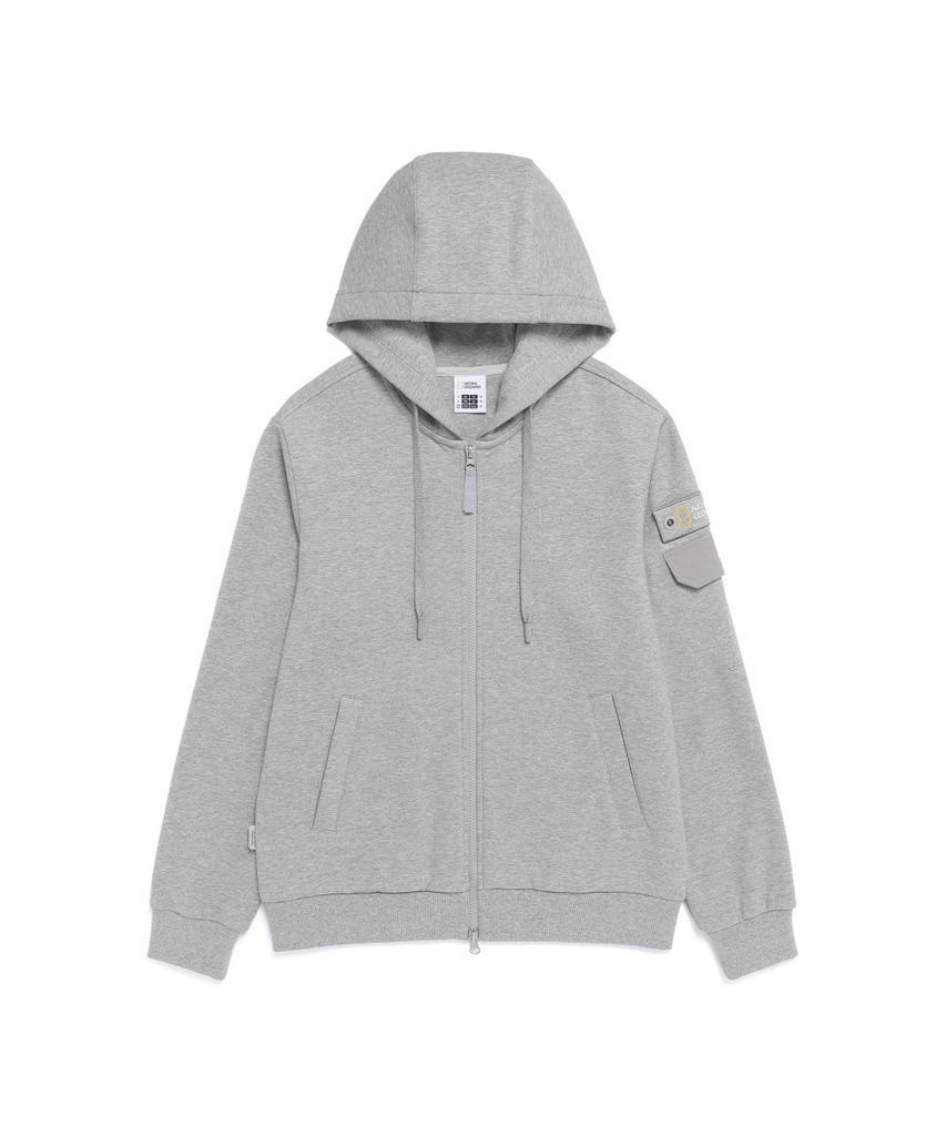 Nationalgeographic N261Uft950 Margay Sleeve Pocket Regular Fit Hooded Full Zip M/Grey