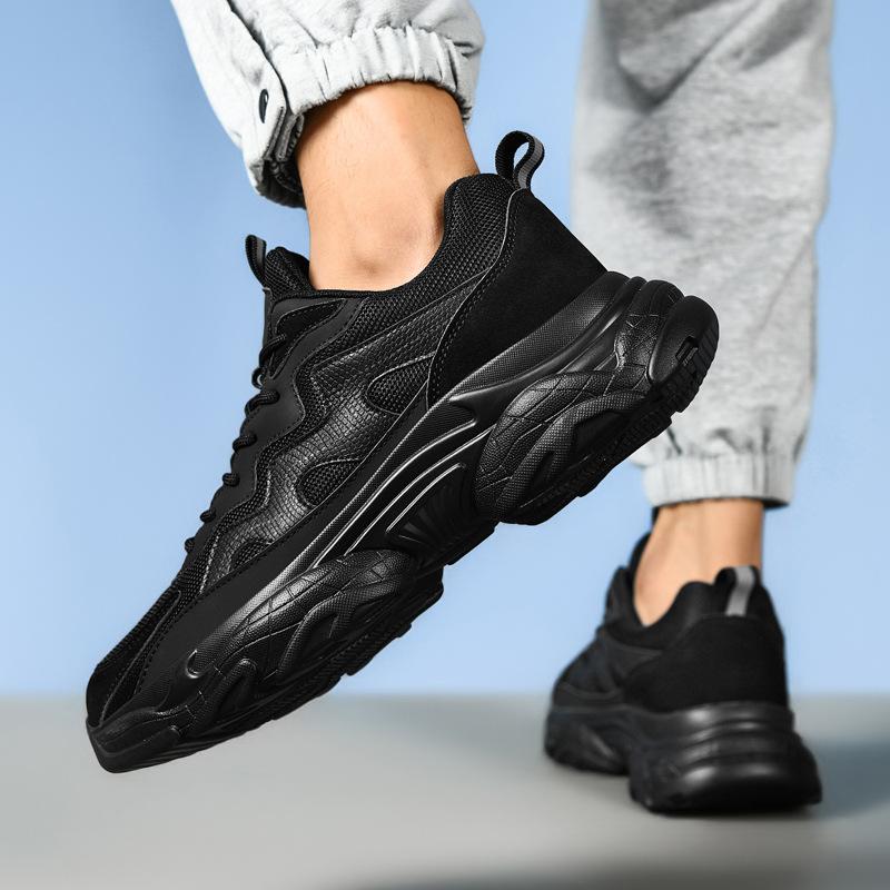 Autumn and winter foreign trade large size 48 retro dad shoes lightweight shock-absorbing sports shoes men's fitness travel running shoes