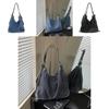 Denim Bag For Women With Zipper Closure And Inner Pockets For Daily