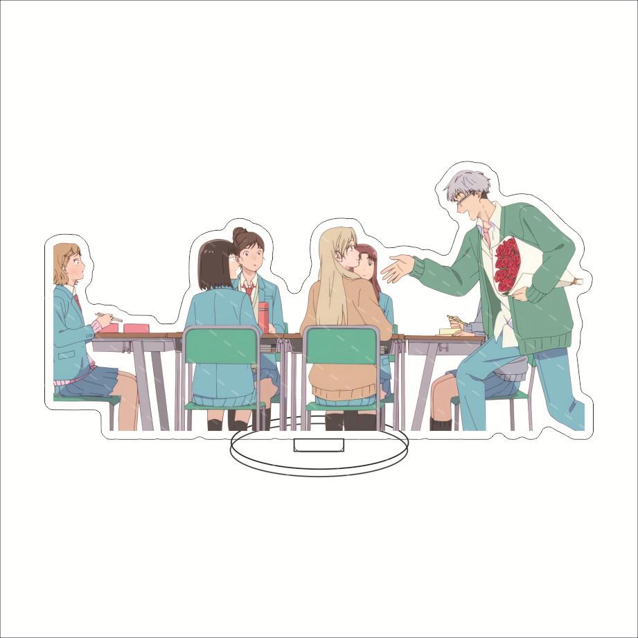 Anime Skip And Loafer Acrylic Stand Model Plate Decoration Desk Figure Display Students Gift Animation Product Ornaments Couple