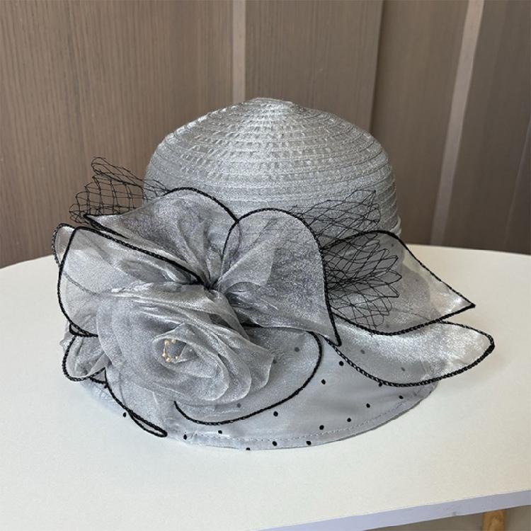 Girls Church Hat for Wedding Sun Hat Summer Hat Outdoor Beach Summer
