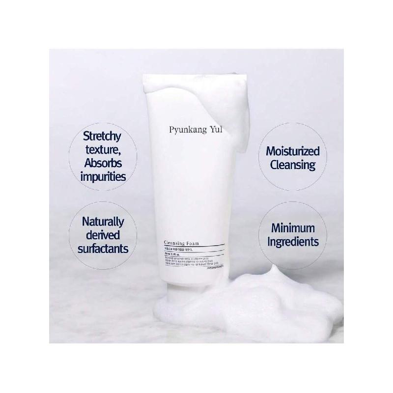 Pyunkang Yul Cleansing Foam 150ml- For All Skin Types - Zero-Irritation Face Washer Extracted From Coconut - Moisturized Skin