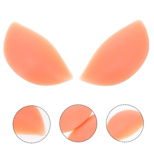 

2 шт. V-образные вставки Подкладка для груди Подкладка из кремния Artmat Подкладка из силикагеля Подушечки для смокинга