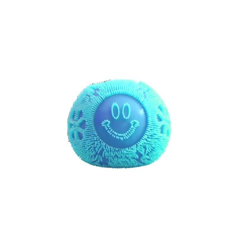 NeeDoh Fuzz Relief Jouet Fidget Fleur Sourire Doux Jouet Anti-Stress Méduse Squish Modélisation Imperméable Jouet Sensoriel Cadeau