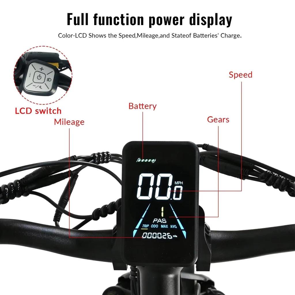 EBIKE 2025 New BLJ DP-2602 3000W 48V 23AH Battery Hydraulic Brake, Aluminum Alloy Frame, Adult Electric Bicycle.