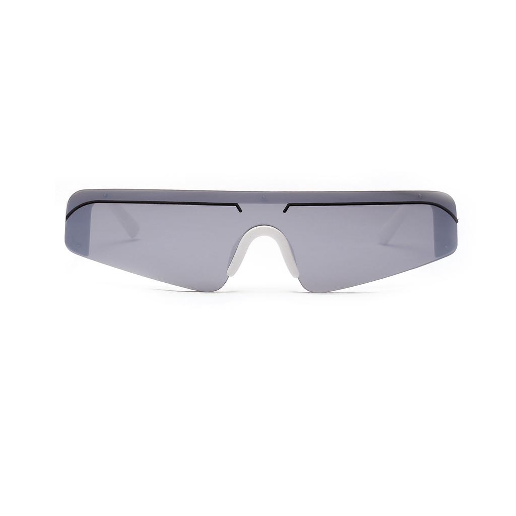 95026 Pointed Cat Eyes Sunglasses Women, Powder Film Borderless Glasses, Party Personality Sunglasses Men