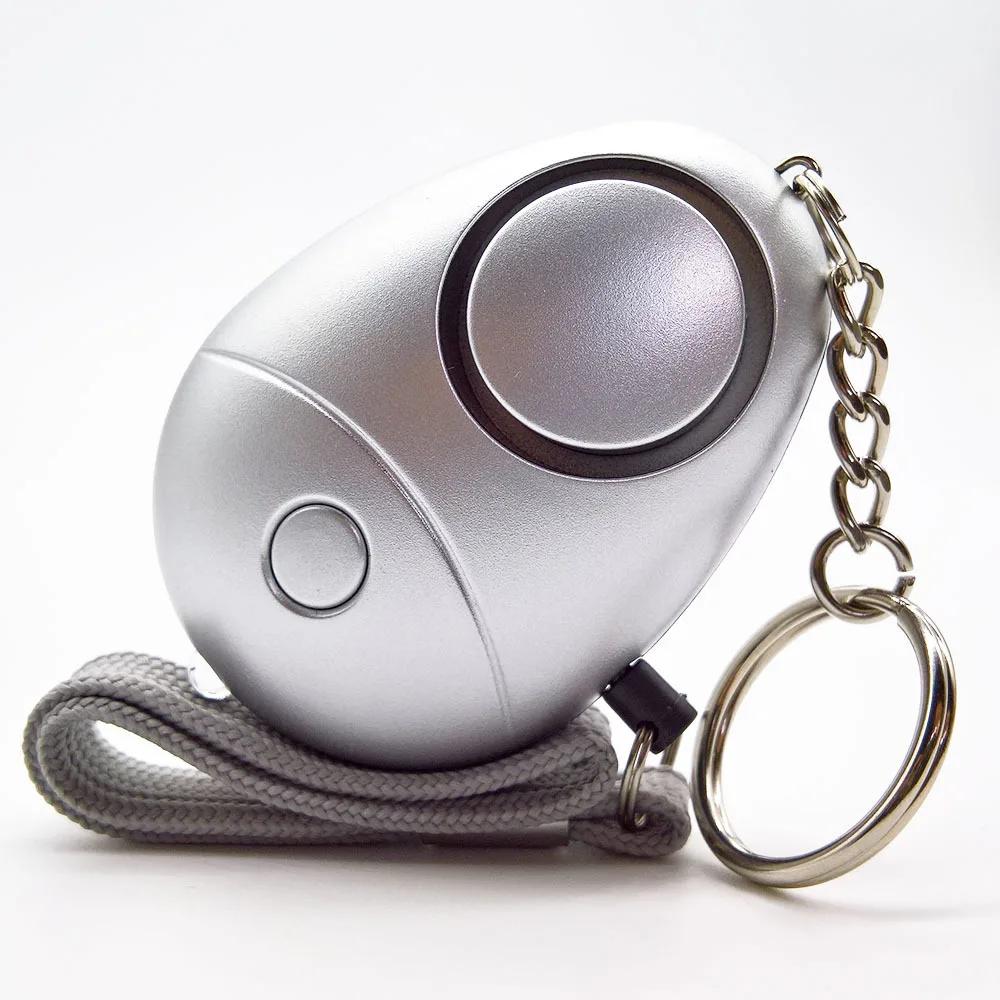 Self-defense Siren 130dB Egg-shaped Girl Women Security Protection Alarm Personal Safety Scream Big Keychain Emergency Alarm