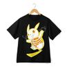 Pikachu Skeleton Graphic T-Shirt - Retro Electric Glow Halloween Streetwear Tee