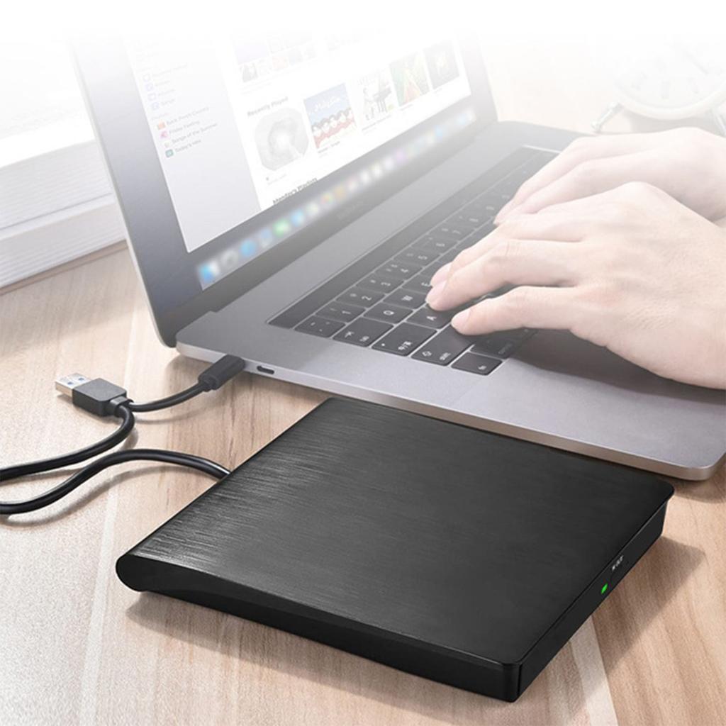 DVD Drive USB3.0 TYPE C Dual Interface Universal Tray Type External Optical Drive DVD Player CD