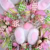 Easter Wreaths for Front Door, Rabbit Wreaths with Bunny Ears, Spring Easter Wreaths Rabbit Garland