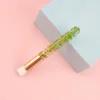 Soft Eyelash Extension Cleaning Brush Crystal Bead Handle Nose Blackhead Remover Makeup Tool