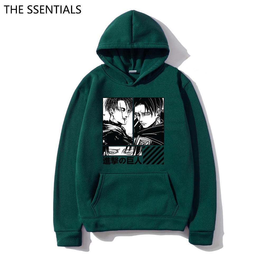 Толстовка с капюшоном «Атака Титанов» в стиле аниме «Леви Акерман», толстовки унисекс, Харадзюку, толстовки с рисунком Эрен, унисексга, Shingeki No Kyojin, Mikasa, толстовки L