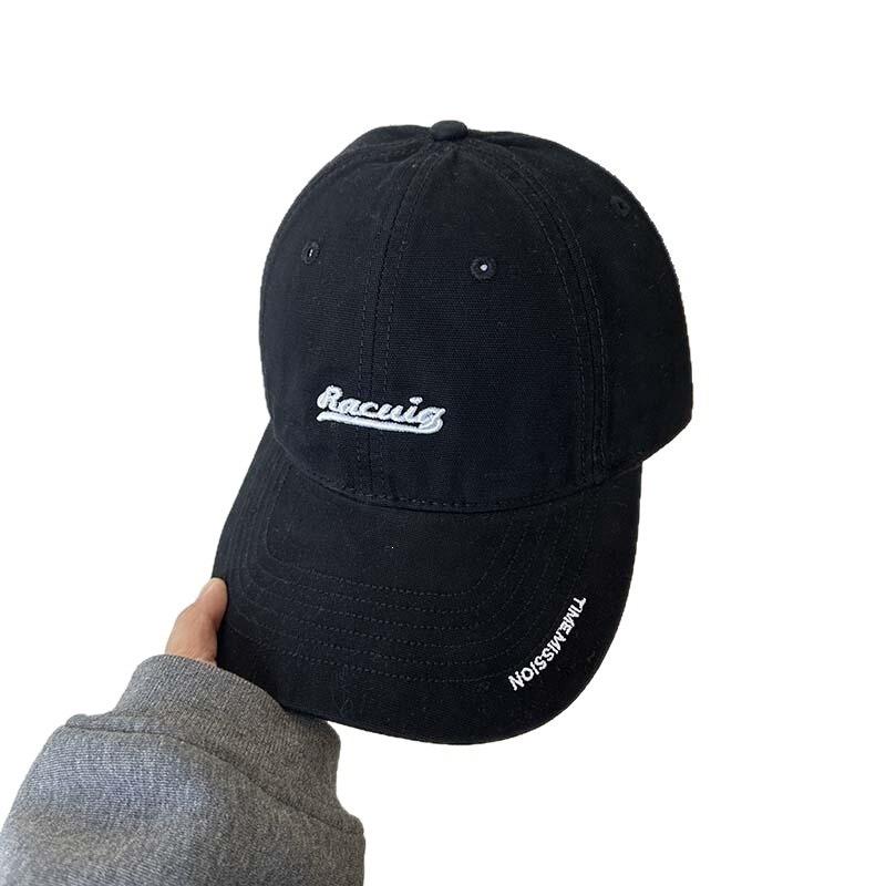 The Version Is Super Good, Korean Casual Baseball Cap Ins Letter Embroidered Peaked Cap Shows The Face, Small Visor For Men And Women