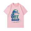 Men's 100% Cotton Crew Neck Short Sleeve T-Shirt, Off Road Extreme Adventure Offroad Vehicle Print Casual Comfortable Breathable Tee for Outdoor Enthu