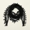Thin Lace Flower Hair Scarf Shawl Vintage Triangle Head Scarf Bandanas for Women  Photography