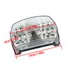 1PC Clear Lens Motorcycle LED Turn Signals Brake Tail Light Fit for Kawasaki GPZ1100/ZX1100 1995-1997