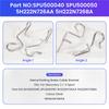 1 Pair Of Parking Brake Cable Bracket For Land Rover Discovery 3 / 4 Range Rover Sport SPU500040 SPU500050 5H222N726AA-M53K