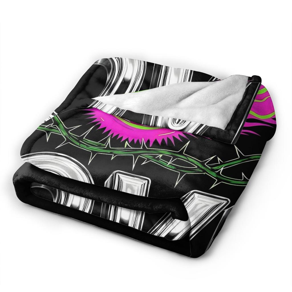 The Only Thing More Powerful Than Hate Is Love Blanket Fuzzy Vintage Soft Throw Blankets for Bedding Lounge All Season