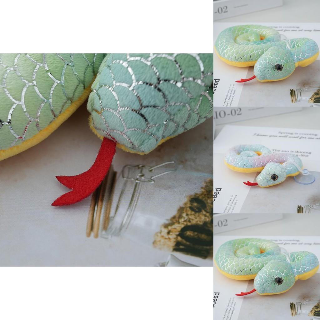 Peluche Serpe Tie-dye Realistico Morbido Riempimento in Cotone PP Decorazione per Feste