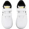 New Adidas HOOPS 3.0 Anti-Slip Wear-Resistant Low-Top Kids' Skateboarding Shoes White Children Aged 3-7 Years Old IF5316
