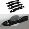 Glossy Black Outer Door Handle Cover Trim For Toyota bZ4X Avalon 2019-2022 Prius