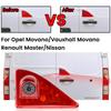 CCD AHD 1080P Car Roof Top Mount Brake Light Rear View Backup Camera For Renault Master Nissan NV400 Opel Movano Van 2010-2016