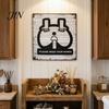 Vintage Metal Plaque Please Wash Your Hands Sign, Waterproof Rust-Proof Retro Bathroom American Country Style Decor Wall Decor, Distressed Art