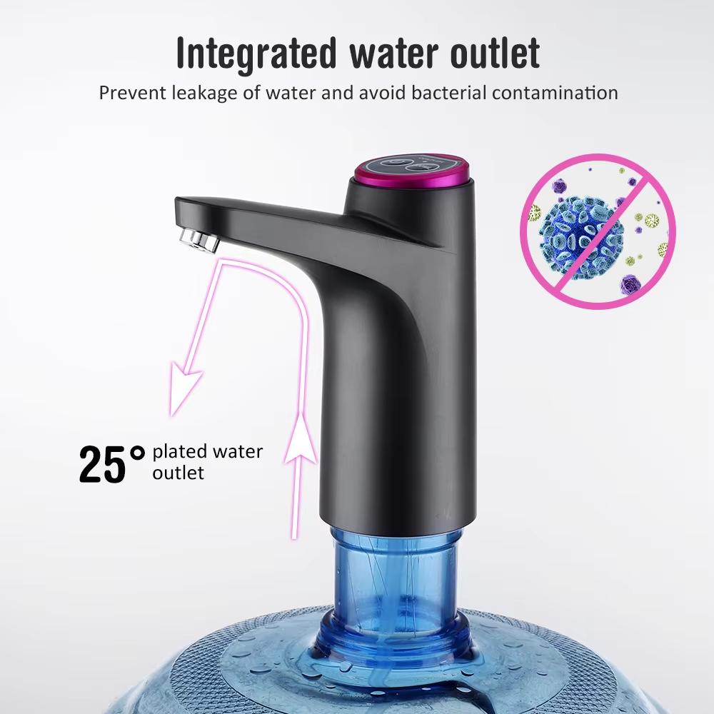 Portable Water Pump Bottle Automatic Electric Water Dispenser Household Gallon Drinking Switch Smart Water Treatment Appliances